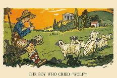 The Boy Who Creid "Wolf"!-Hauman-Art Print
