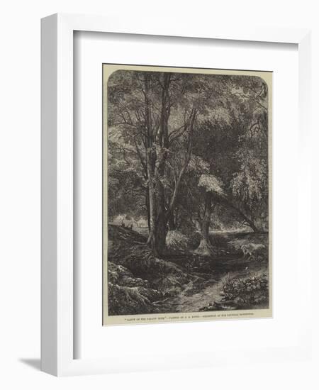 Haunt of the Fallow Deer-John Samuel Raven-Framed Giclee Print