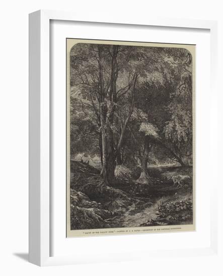 Haunt of the Fallow Deer-John Samuel Raven-Framed Giclee Print