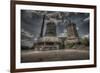 Haunted Exterior of Building-Nathan Wright-Framed Photographic Print