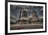 Haunted Exterior of Building-Nathan Wright-Framed Photographic Print