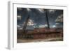 Haunted Exterior of Building-Nathan Wright-Framed Photographic Print