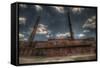 Haunted Exterior of Building-Nathan Wright-Framed Stretched Canvas