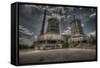 Haunted Exterior of Building-Nathan Wright-Framed Stretched Canvas