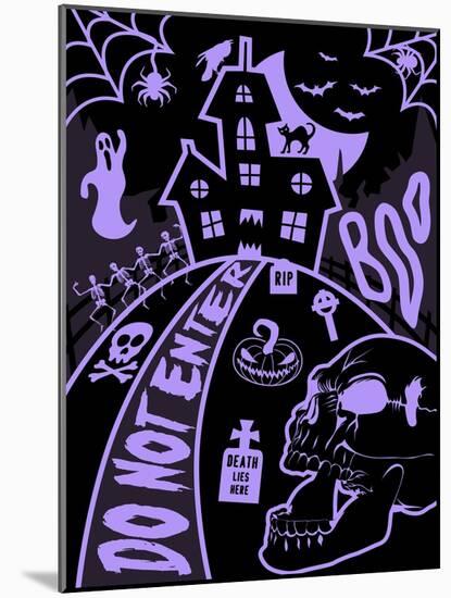 Haunted Fun House-Jace Grey-Mounted Art Print