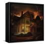 Haunted House in USA-Eric Tinsley-Framed Stretched Canvas