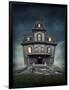 Haunted House-egal-Framed Art Print