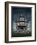 Haunted House-egal-Framed Art Print