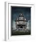 Haunted House-egal-Framed Art Print