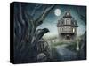 Haunted House-egal-Stretched Canvas