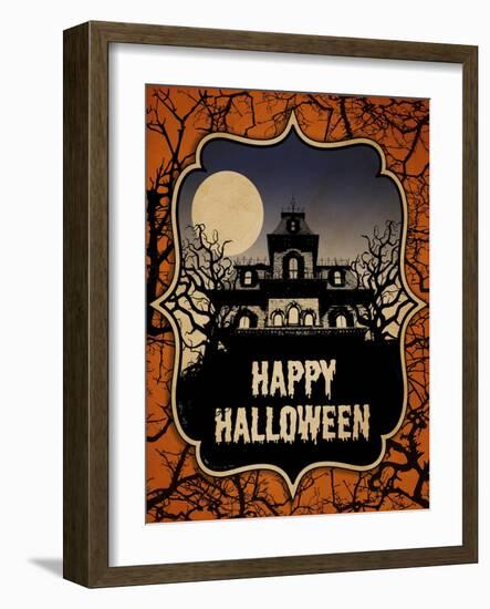 Haunted House-J Hovenstine Studios-Framed Giclee Print