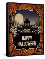 Haunted House-J Hovenstine Studios-Framed Stretched Canvas