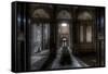 Haunted Interior Bathroom-Nathan Wright-Framed Stretched Canvas