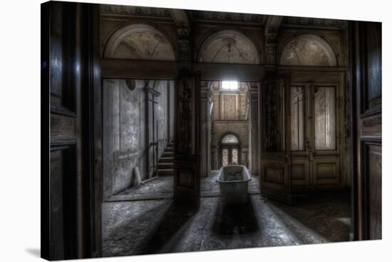 Haunted Interior Bathroom-Nathan Wright-Stretched Canvas