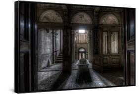 Haunted Interior Bathroom-Nathan Wright-Framed Stretched Canvas