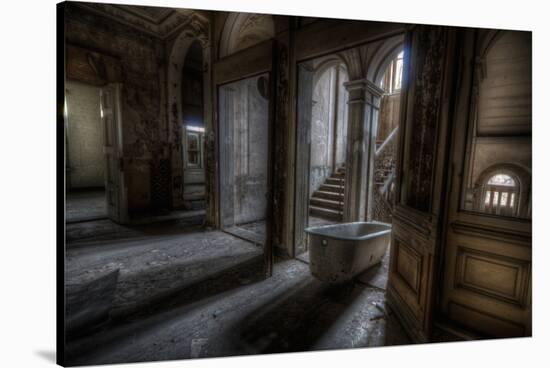 Haunted Interior Hallway-Nathan Wright-Stretched Canvas