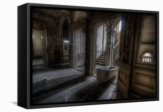 Haunted Interior Hallway-Nathan Wright-Framed Stretched Canvas