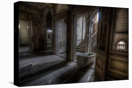 Haunted Interior Hallway-Nathan Wright-Stretched Canvas