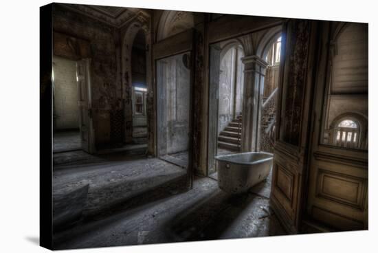 Haunted Interior Hallway-Nathan Wright-Stretched Canvas