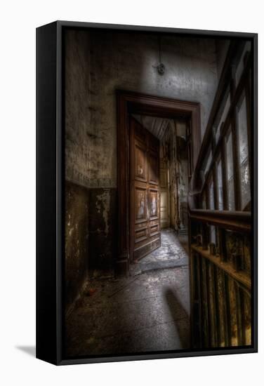 Haunted Interior Hallway-Nathan Wright-Framed Stretched Canvas
