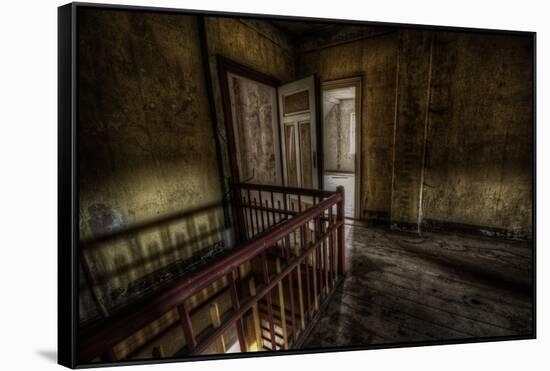 Haunted Interior Landing-Nathan Wright-Framed Stretched Canvas