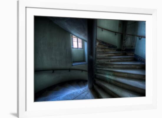 Haunted Interior Stariway-Nathan Wright-Framed Photographic Print