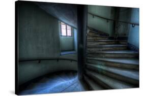 Haunted Interior Stariway-Nathan Wright-Stretched Canvas