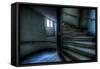 Haunted Interior Stariway-Nathan Wright-Framed Stretched Canvas