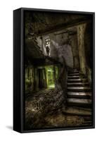 Haunted Interior Stariway-Nathan Wright-Framed Stretched Canvas