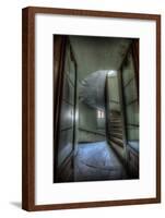 Haunted Interior Stariway-Nathan Wright-Framed Photographic Print