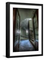 Haunted Interior Stariway-Nathan Wright-Framed Photographic Print