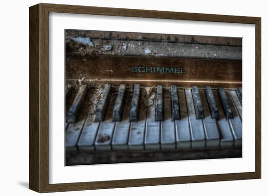 Haunted Interior with Piano-Nathan Wright-Framed Photographic Print