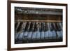 Haunted Interior with Piano-Nathan Wright-Framed Photographic Print