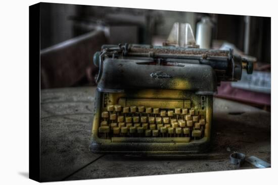 Haunted Interior with Typewriter-Nathan Wright-Stretched Canvas
