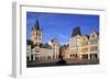 Hauptmarkt, Main Market Square, with St. Gangolf Church and Steipe Building, Trier, Moselle River, -Hans-Peter Merten-Framed Photographic Print