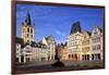 Hauptmarkt, Main Market Square, with St. Gangolf Church and Steipe Building, Trier, Moselle River, -Hans-Peter Merten-Framed Photographic Print