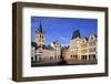 Hauptmarkt, Main Market Square, with St. Gangolf Church and Steipe Building, Trier, Moselle River, -Hans-Peter Merten-Framed Photographic Print