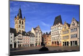 Hauptmarkt, Main Market Square, with St. Gangolf Church and Steipe Building, Trier, Moselle River, -Hans-Peter Merten-Mounted Photographic Print