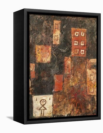 Hausertreppe-Paul Klee-Framed Stretched Canvas
