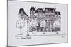 Haussmann architecture along Champs Elysees, Paris, France-Richard Lawrence-Mounted Photographic Print