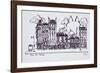 Haussmann architecture along Rue de Sevres, Paris, France-Richard Lawrence-Framed Photographic Print