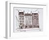 Haussmann architecture Rue du Dragon, Saint-Germain-des-Pres, Paris, France-Richard Lawrence-Framed Photographic Print