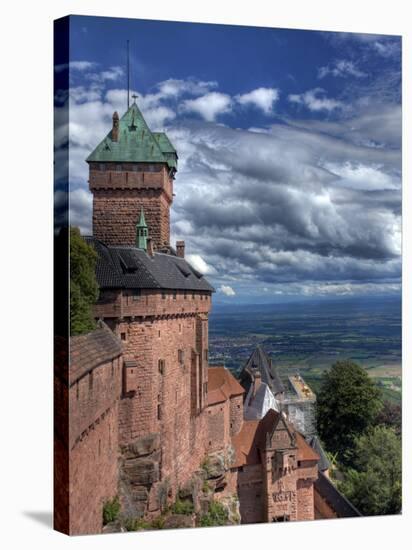 Haut-Koenigsbourg Castle, Orschwiller, Alsace, France-Ivan Vdovin-Stretched Canvas