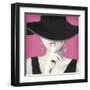 Haute Chapeau I PInk-Marco Fabiano-Framed Art Print