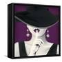 Haute Chapeau Purple I-Marco Fabiano-Framed Stretched Canvas