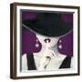 Haute Chapeau Purple I-Marco Fabiano-Framed Art Print