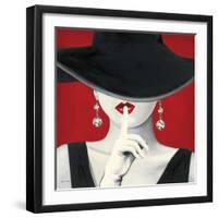 Haute Chapeau Rouge I-Marco Fabiano-Framed Art Print