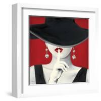 Haute Chapeau Rouge I-Marco Fabiano-Framed Art Print