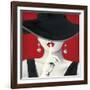 Haute Chapeau Rouge I-Marco Fabiano-Framed Art Print