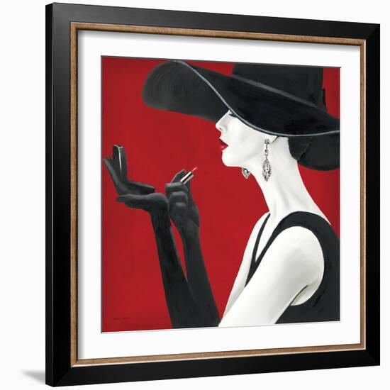 Haute Chapeau Rouge II-Marco Fabiano-Framed Art Print